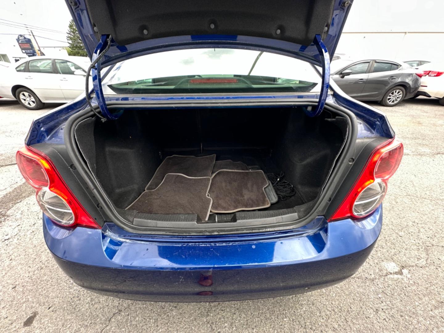 2013 BLUE Chevrolet Sonic LT Auto Sedan (1G1JC5SG7D4) with an 1.8L L4 DOHC 24V engine, 6-Speed Automatic transmission, located at 1254 Manheim Pike, Lancaster, PA, 17601, (717) 393-9133, 40.062870, -76.323273 - Photo#10